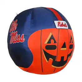 Sporticulture - Ole Miss Rebels Jack-O-Helmet Inflatable - Multicolor