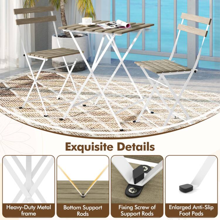 Exquisite Details

- Heavy-Duty Metal frame
- Bottom Support Rods
- Fixing Screw of Support Rods
- Enlarged Anti-Slip Foot Pads