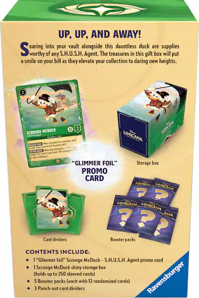 Disney Lorcana Winterspell Scrooge McDuck Gift Box 11098843 - Best Buy Disney Lorcana Winterspell Scrooge McDuck Gift Box 11098843 - Best Buy