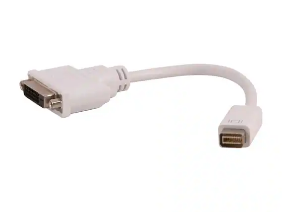 Front. Nippon Labs - Nippon Labs AD-MDVIM-DVIF White 8.5" Mini DVI Male to DVI Female Adapter Cable, White.
