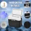 Thoughtful Details = DC 5V 1A 4 Cup Holders USB Interface LED Light OSTWAY Built-in Handle Drain Plug Cooling Vents