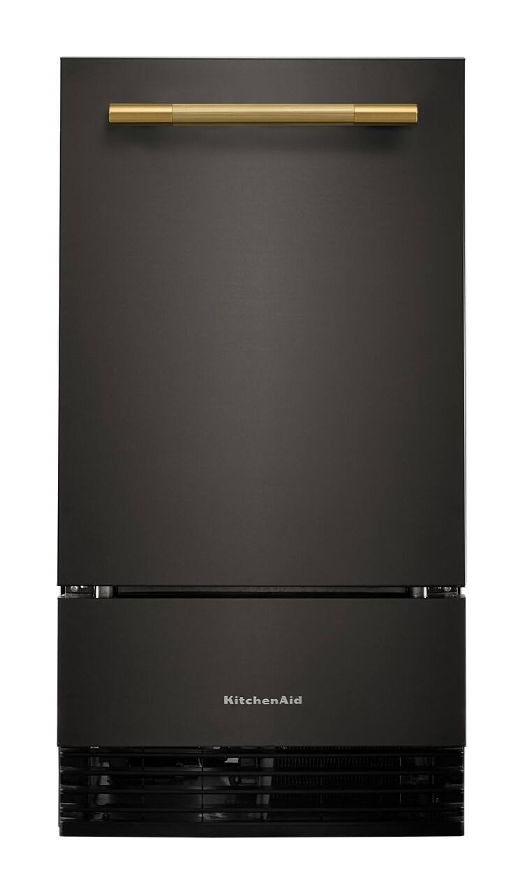 Alt View 12. KitchenAid - 18 inch 35-Lb. Ice Maker - Black Ore.