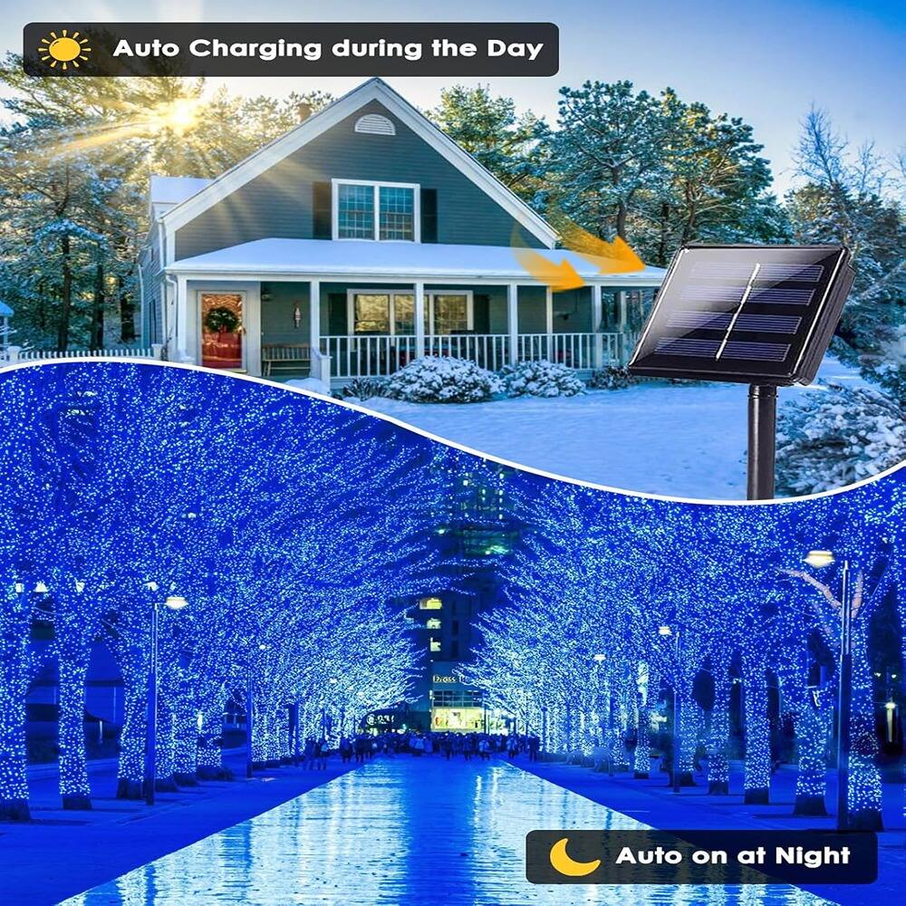 Auto Charging during the Day  
Auto on at Night