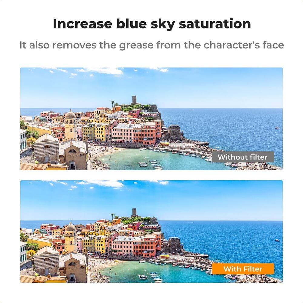 Increase blue sky saturation

It also removes the grease from the character's face

Without filter

With Filter