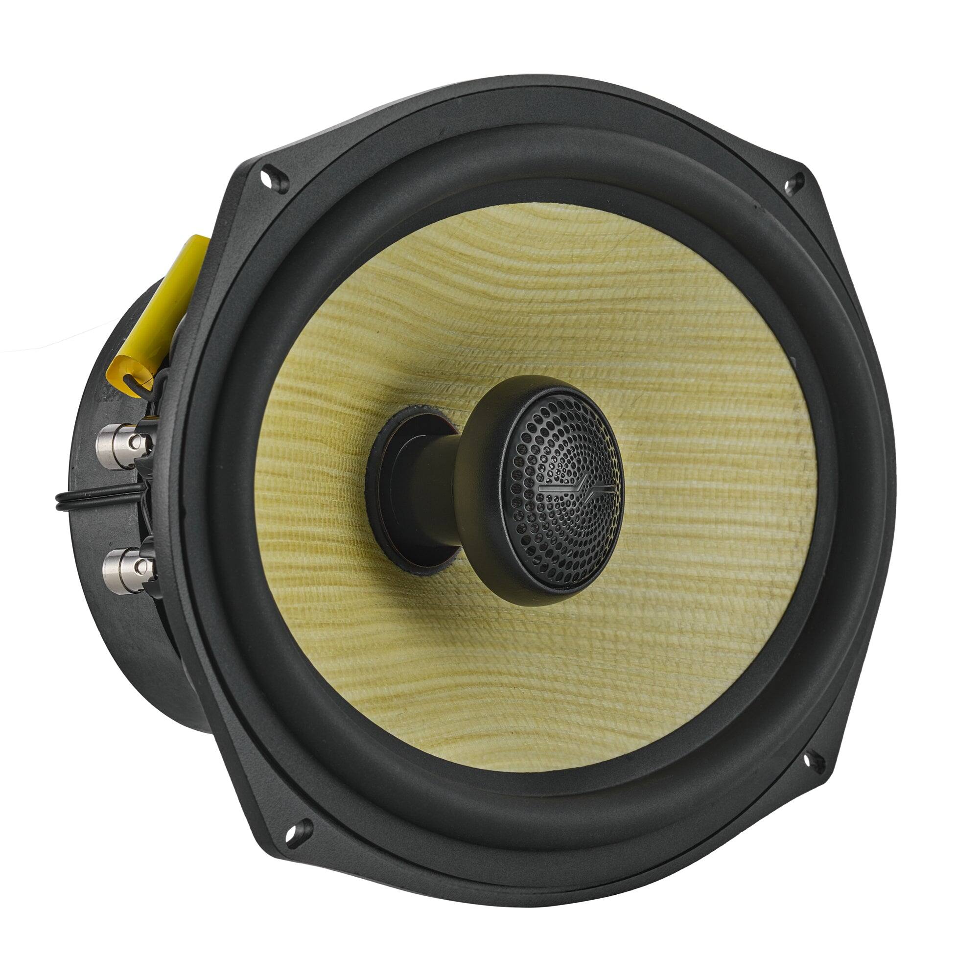 Angle. DS18 Audio - DXQ 6x9" 2-way Coaxial Speaker with Built-in Driver (Pair), 150W RMS 4-Ohm.