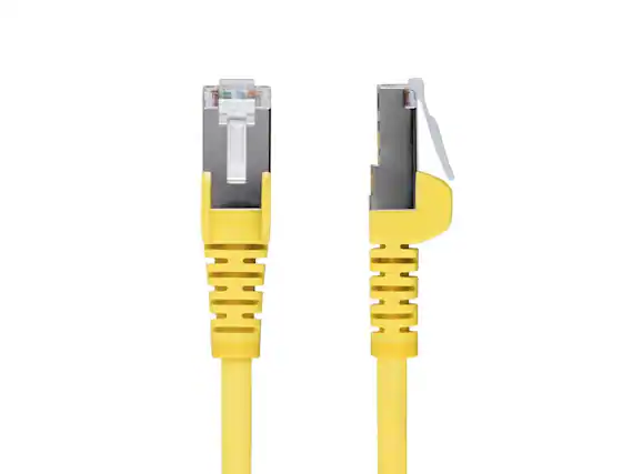 Front. StarTech.com - StarTech 50ft CAT6a Ethernet Cable, 10GbE, 100W PoE++, Shielded, LSZH, 27AWG, 500MHz.