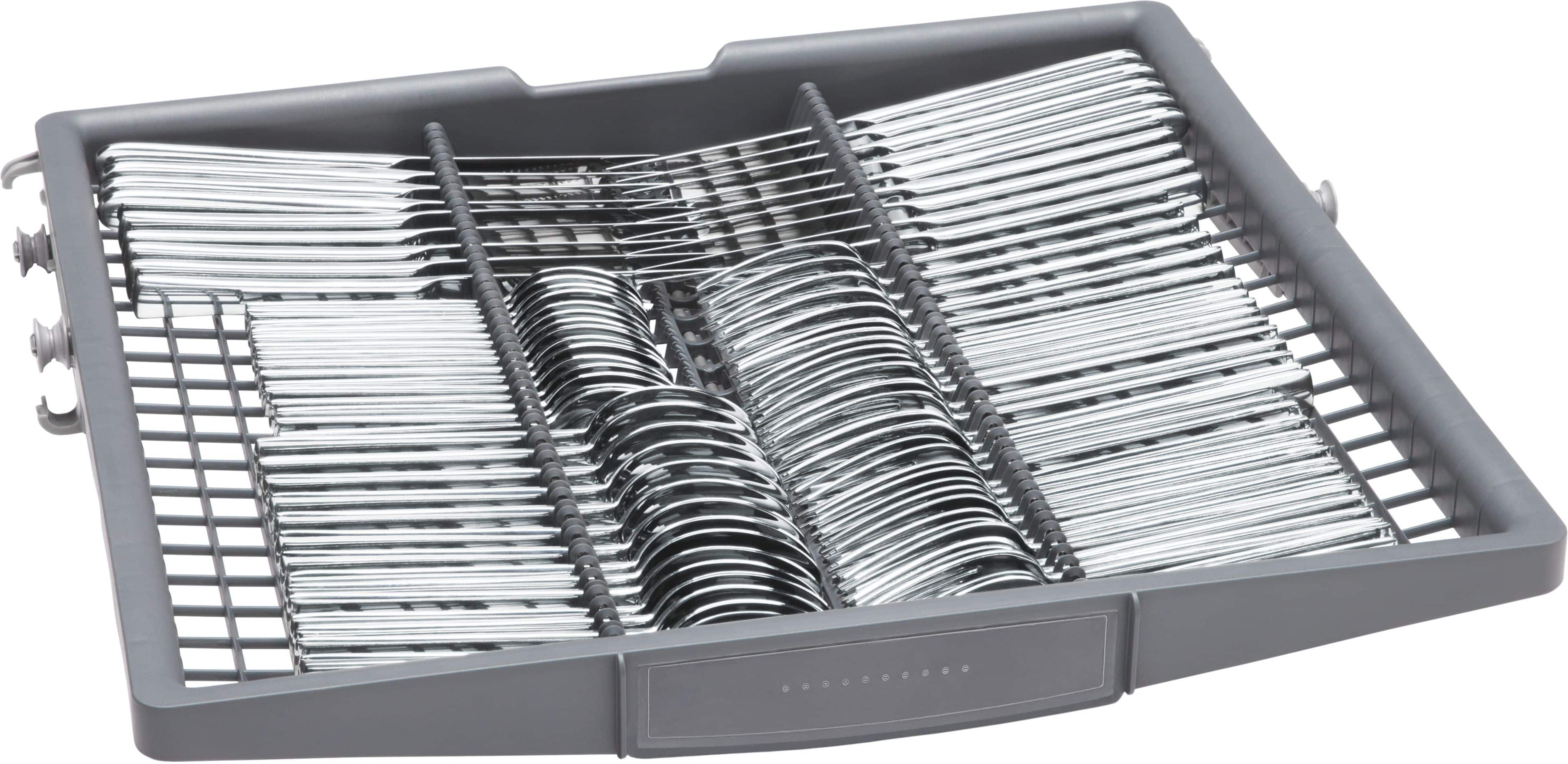 Alt View 23. Bosch - 300 Series 24" Front Control Smart Built-In Stainless Steel Tub Dishwasher with 3rd Rack and AquaStop Plus, 46 dBA - Stainless Steel.