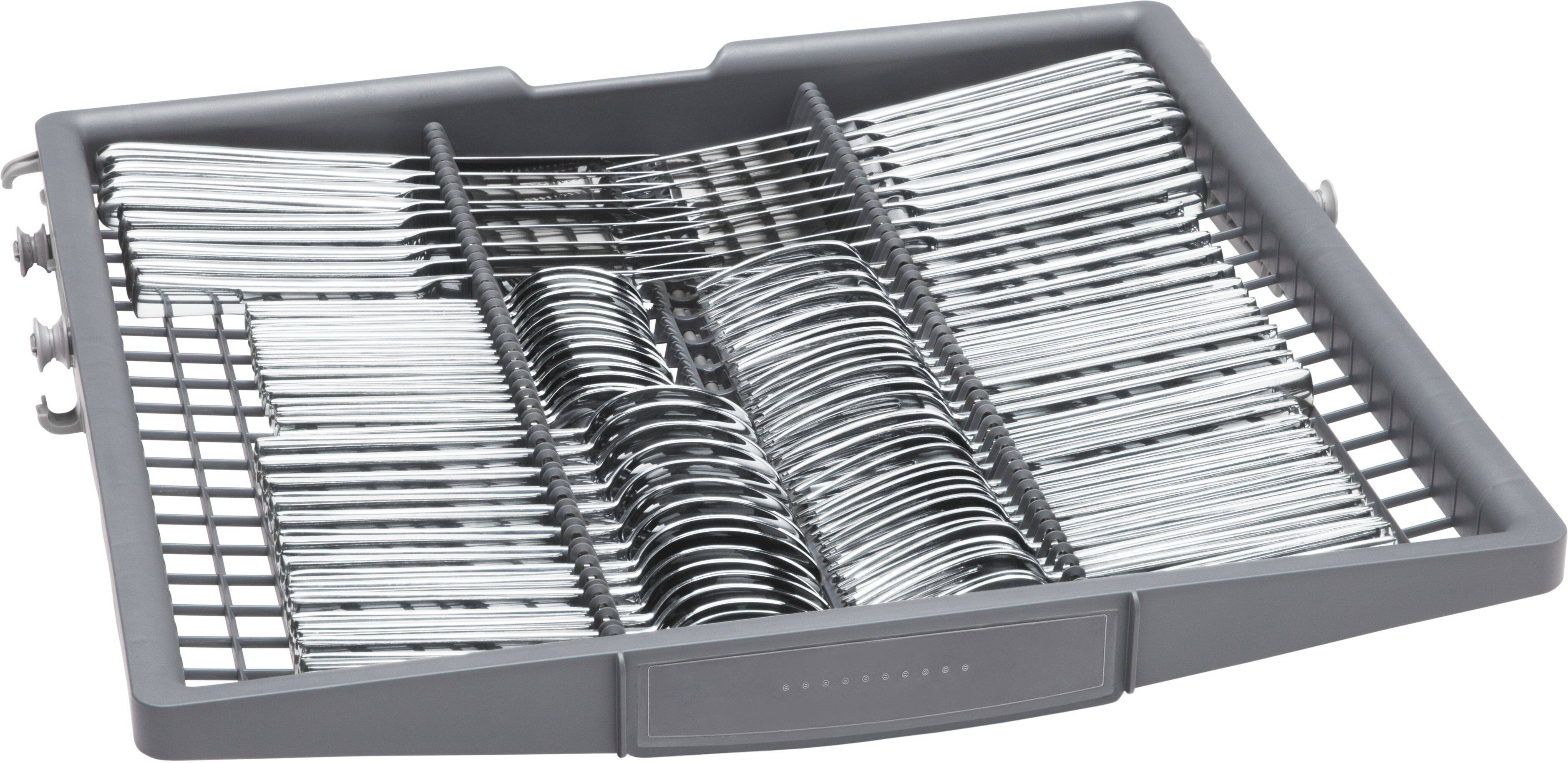 Alt View 23. Bosch - 300 Series 24" Front Control Smart Built-In Stainless Steel Tub Dishwasher with 3rd Rack and AquaStop Plus, 46 dBA - Stainless Steel.