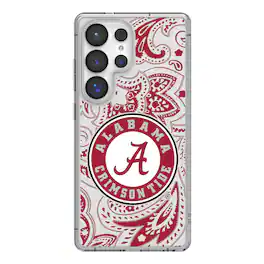Keyscaper - NCAA - Alabama Crimson Tide Paisley Galaxy Clear Case - S25 - Multicolor