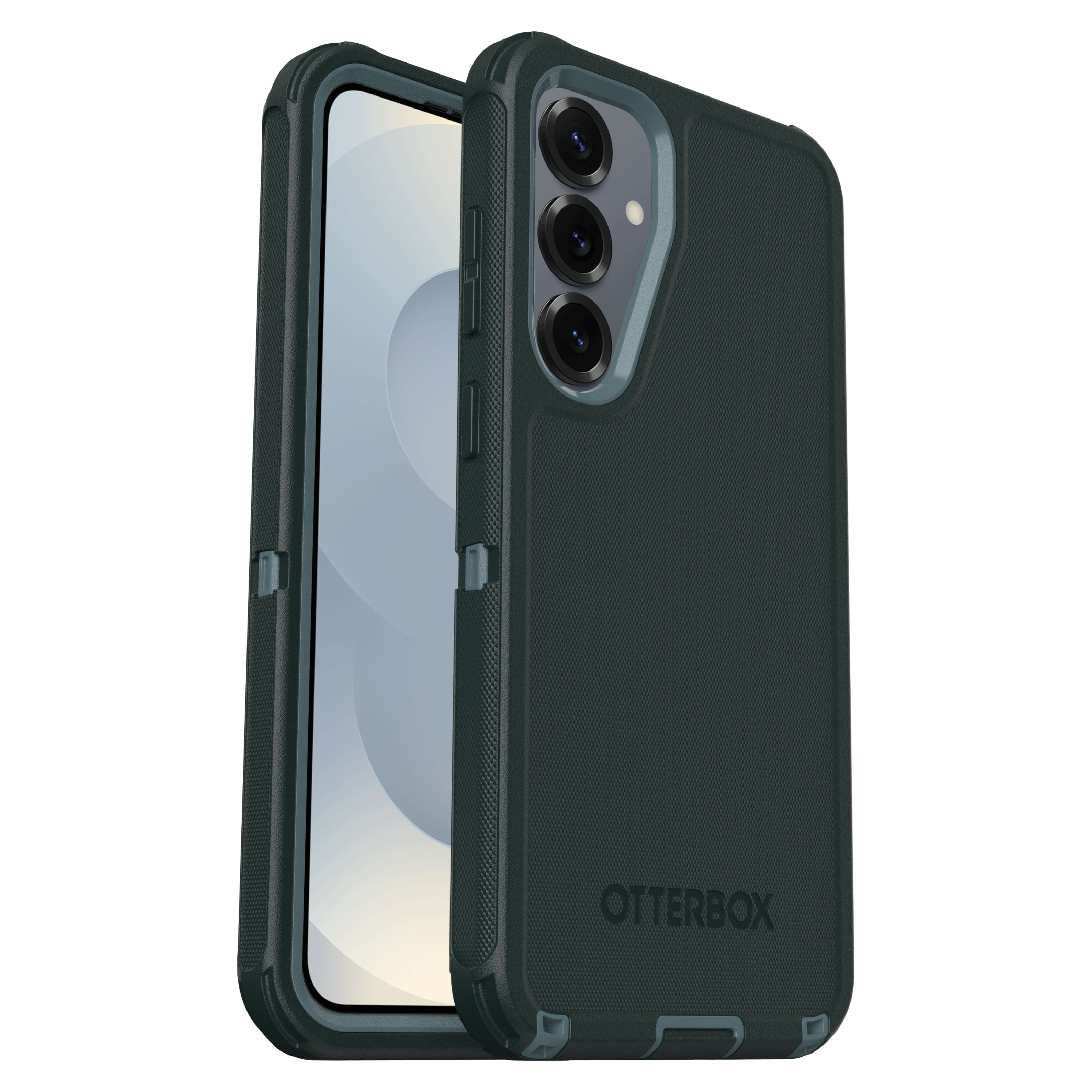 OtterBox - Defender Series Pro Hard Shell for Samsung Galaxy S25+ - Green - Front_Zoom