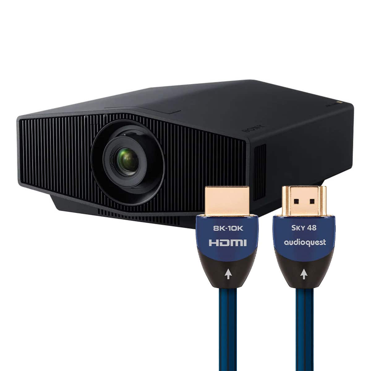 Sony - VPL-XW5100ES 4K Laser Projector with AudioQuest SKY 3m HDMI Cable - Black