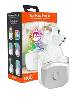 MOBI - WallMate Plug-In Nightlight Safari Themed - Monkey