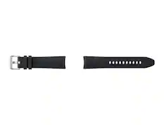 Front. Samsung - Samsung Ridge Sport Band 20mm Black - Black.