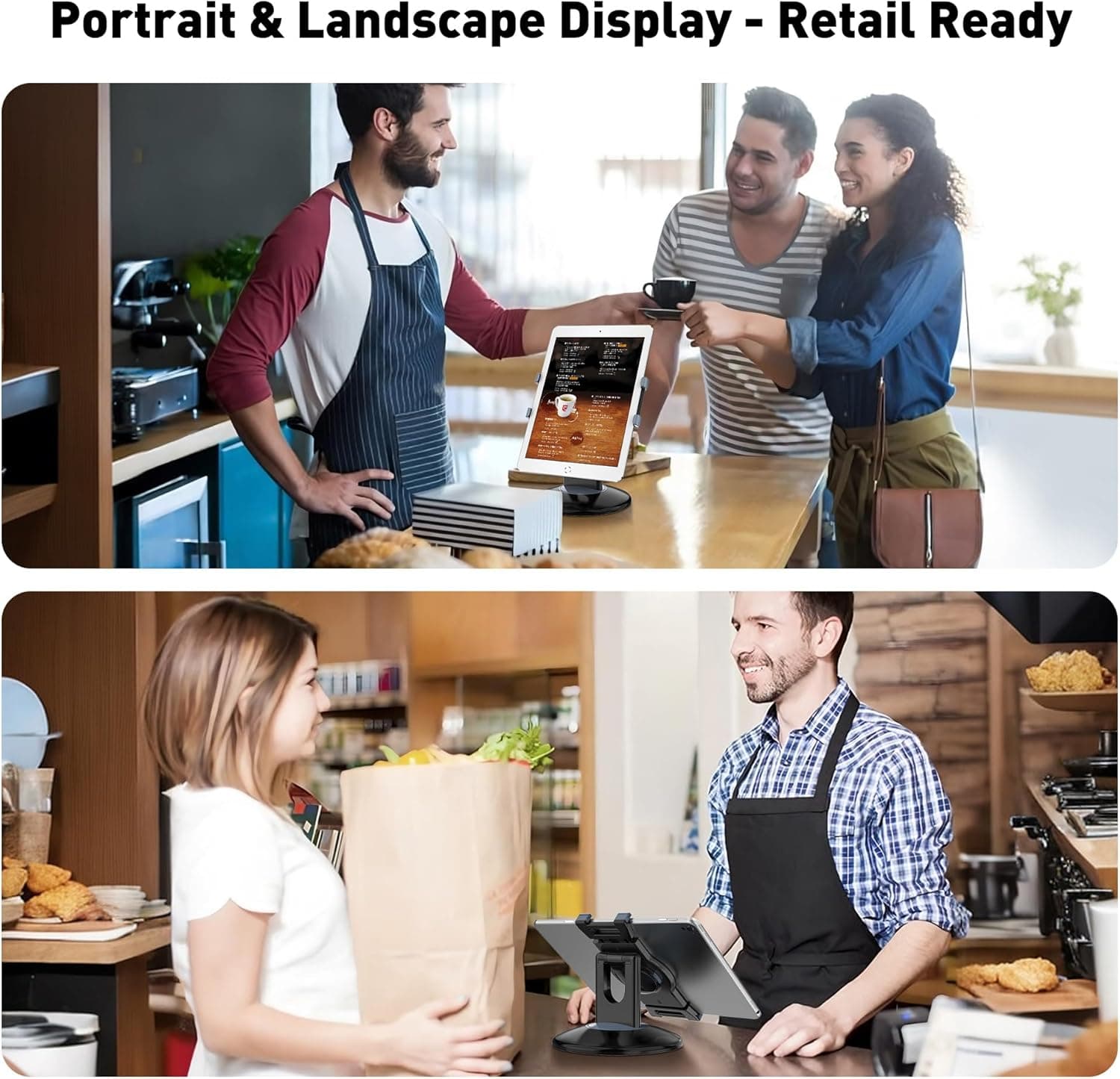 Portrait & Landscape Display - Retail Ready