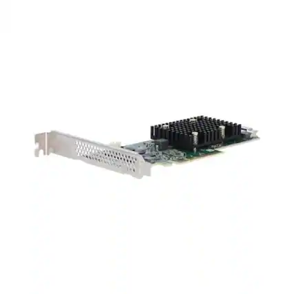 Front. HP - HPE MR416i-p Gen11 x16 Lanes 8GB Cache PCI SPDM Plug-in Storage Controller - Serial ATA/600, 12Gb/s SAS - PCI Express - Black.