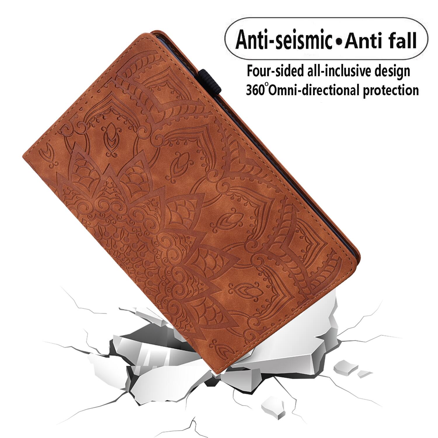 Anti-seismic • Anti fall  
Four-sided all-inclusive design  
360° Omni-directional protection