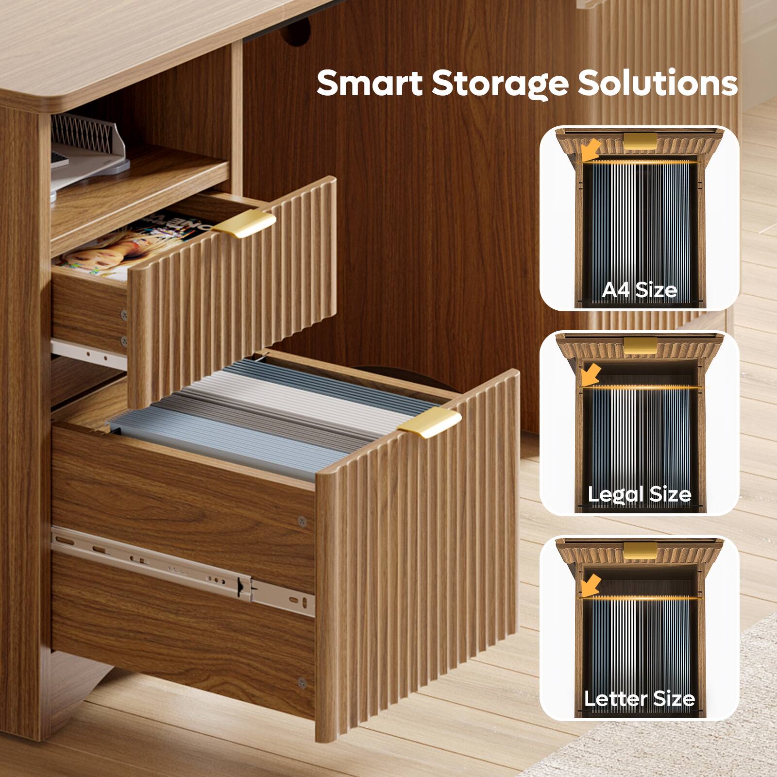 Smart Storage Solutions  
A4 Size  
Legal Size  
Letter Size