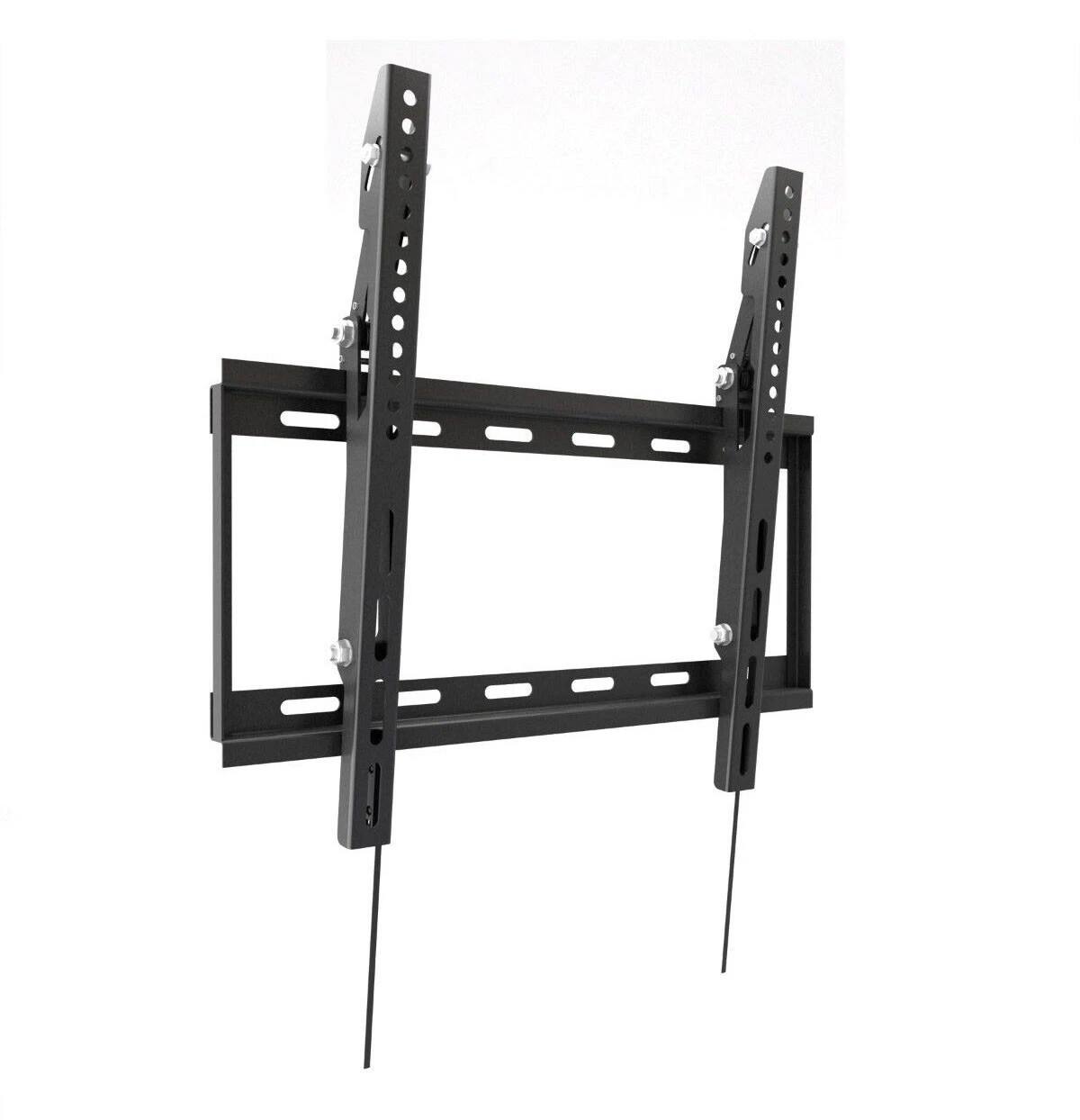 Left. Cables Direct Online - Slim Flat TV Wall Mount for 32–55" TVs, Tilt, VESA Compatible, 88 lb Capacity - Black.