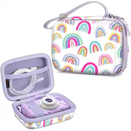 Kitcheniva - Durable Camera Case For Fujifilm Instax Mini LiPlay Hybrid Instant Camera Protective Bag Dreamy Rainbow