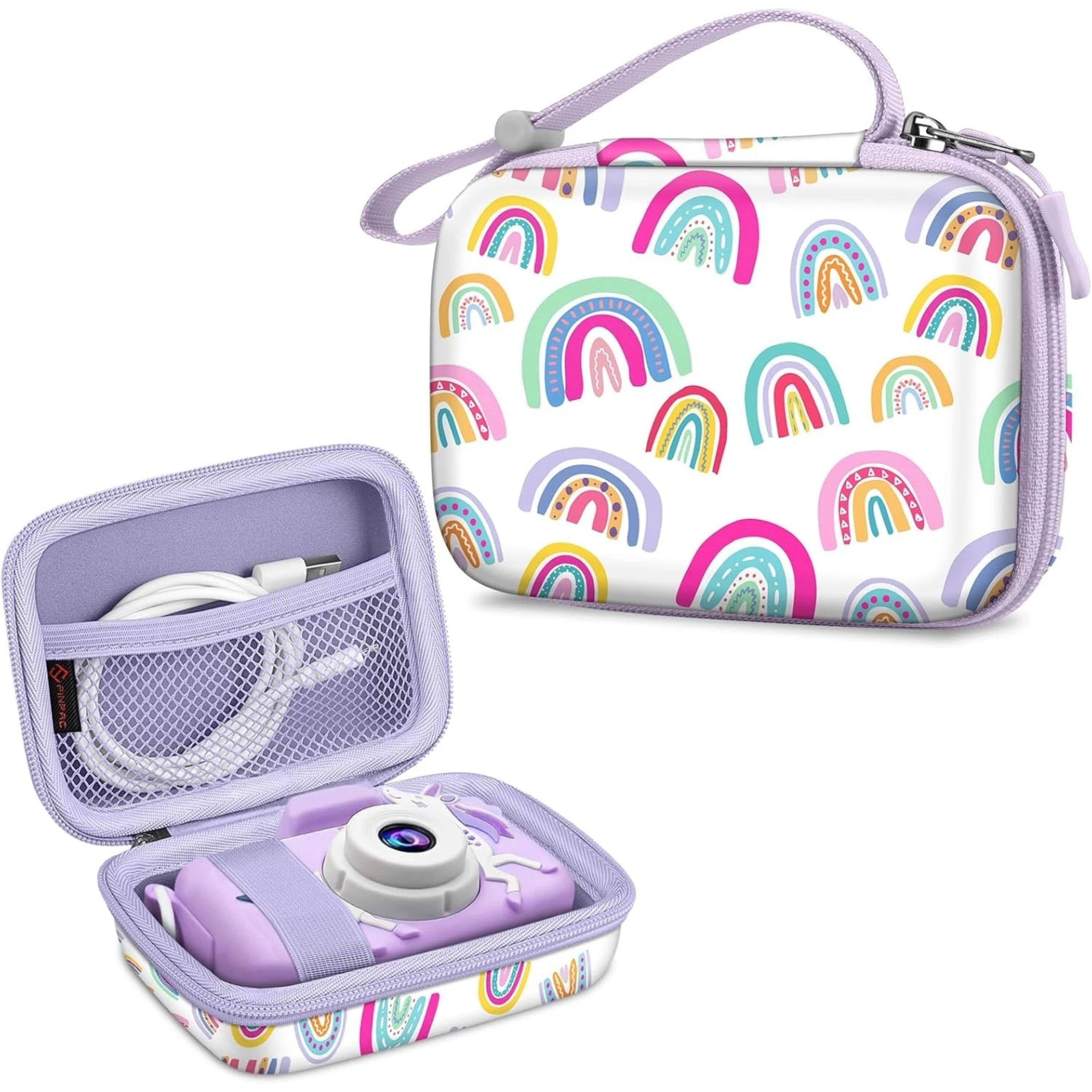 Front. Kitcheniva - Durable Camera Case For Fujifilm Instax Mini LiPlay Hybrid Instant Camera Protective Bag Dreamy Rainbow.