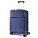 Angle. Sugift - Modern 20″ Carry On Luggage with Front Pocket, TSA Lock, Spinner Wheels, and Organized Interior - Navy.