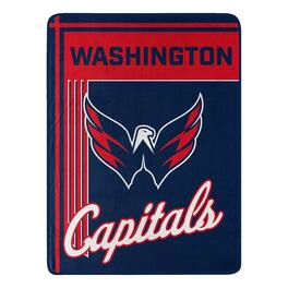 Sweet Home Collection - NHL Washington Capitals 46" x 60" Raschel Throw Blanket - Blue
