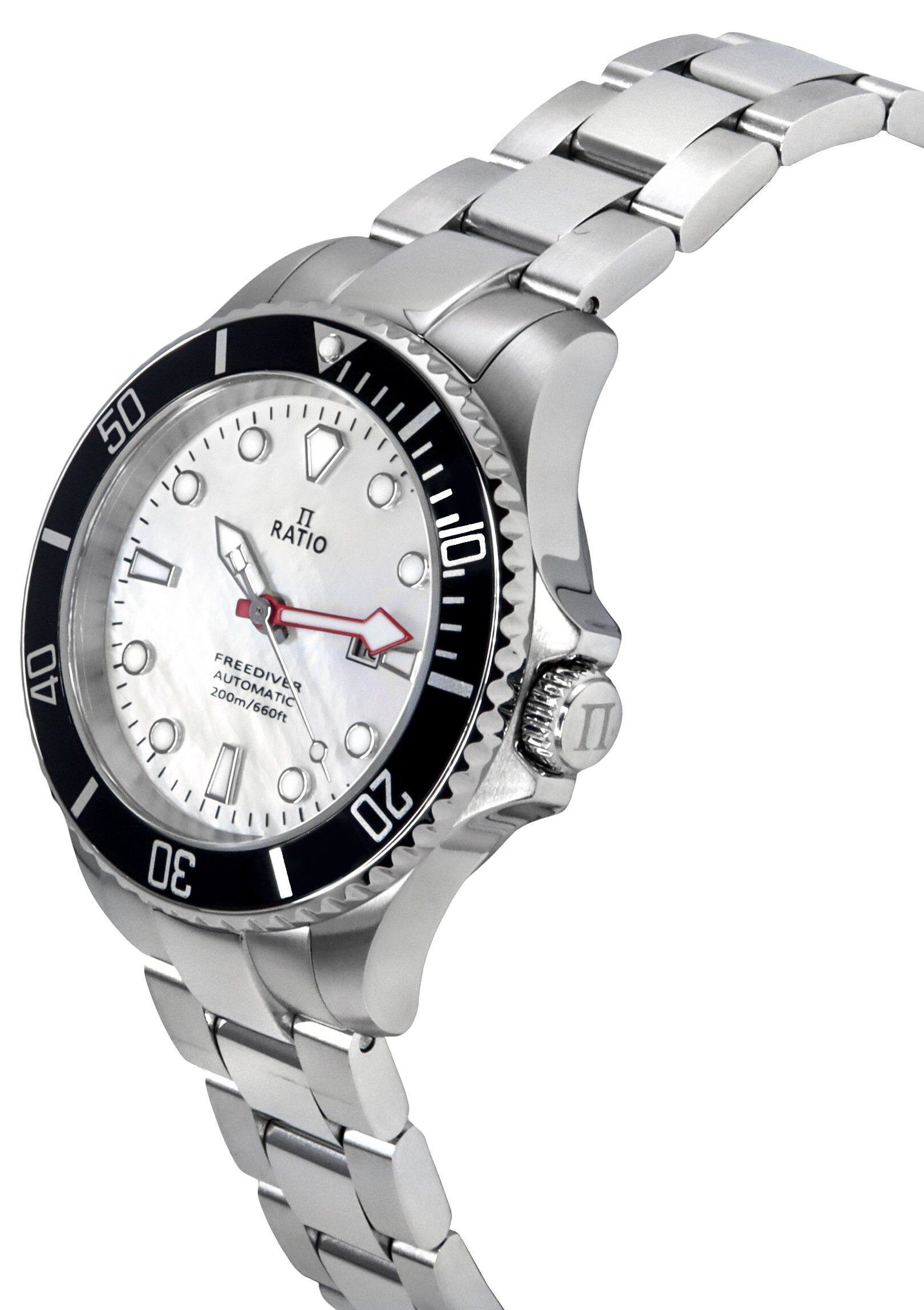 50 O  O O  RATIO O, - H O T 40 Q FREEDIVER 200m/660ft O 9 O I I O 20 30 I II