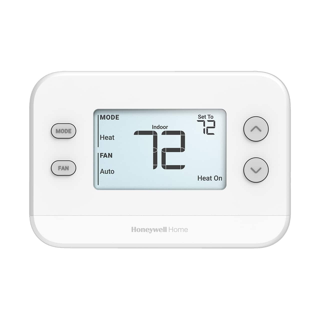 Honeywell Home - TH1320U4002/U FocusPRO N100 Non-Programmable Thermostat 3H/2CHeatPump+2H/2C Conventional - White