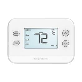 Honeywell Home - TH1320U4002/U FocusPRO N100 Non-Programmable Thermostat 3H/2CHeatPump+2H/2C Conventional - White
