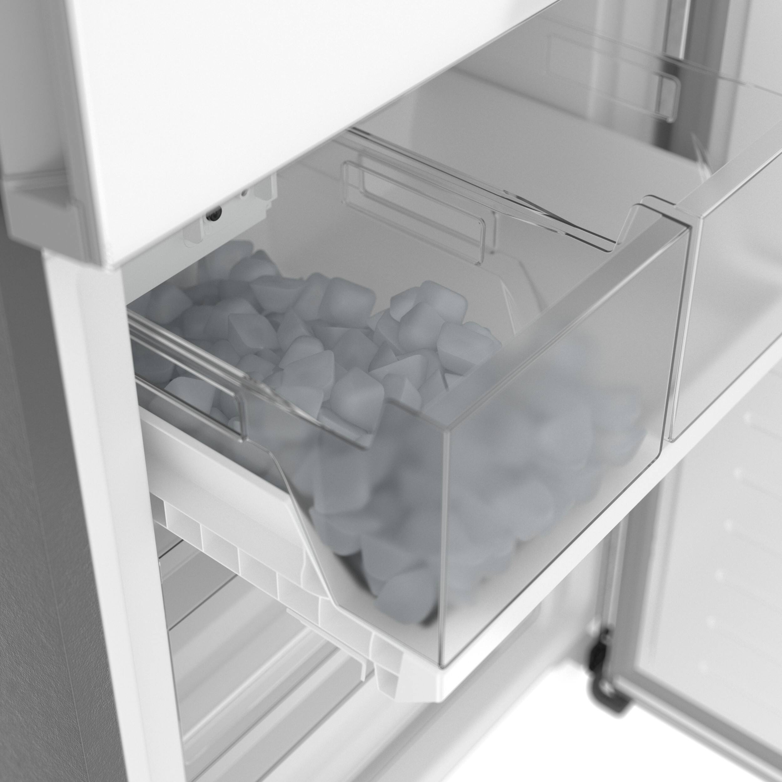 Alt View 15. Bosch - 800 Series 12.8 Cu. Ft Bottom-Freezer Counter-Depth Smart Refrigerator with Internal Ice and Water Dispenser - White.