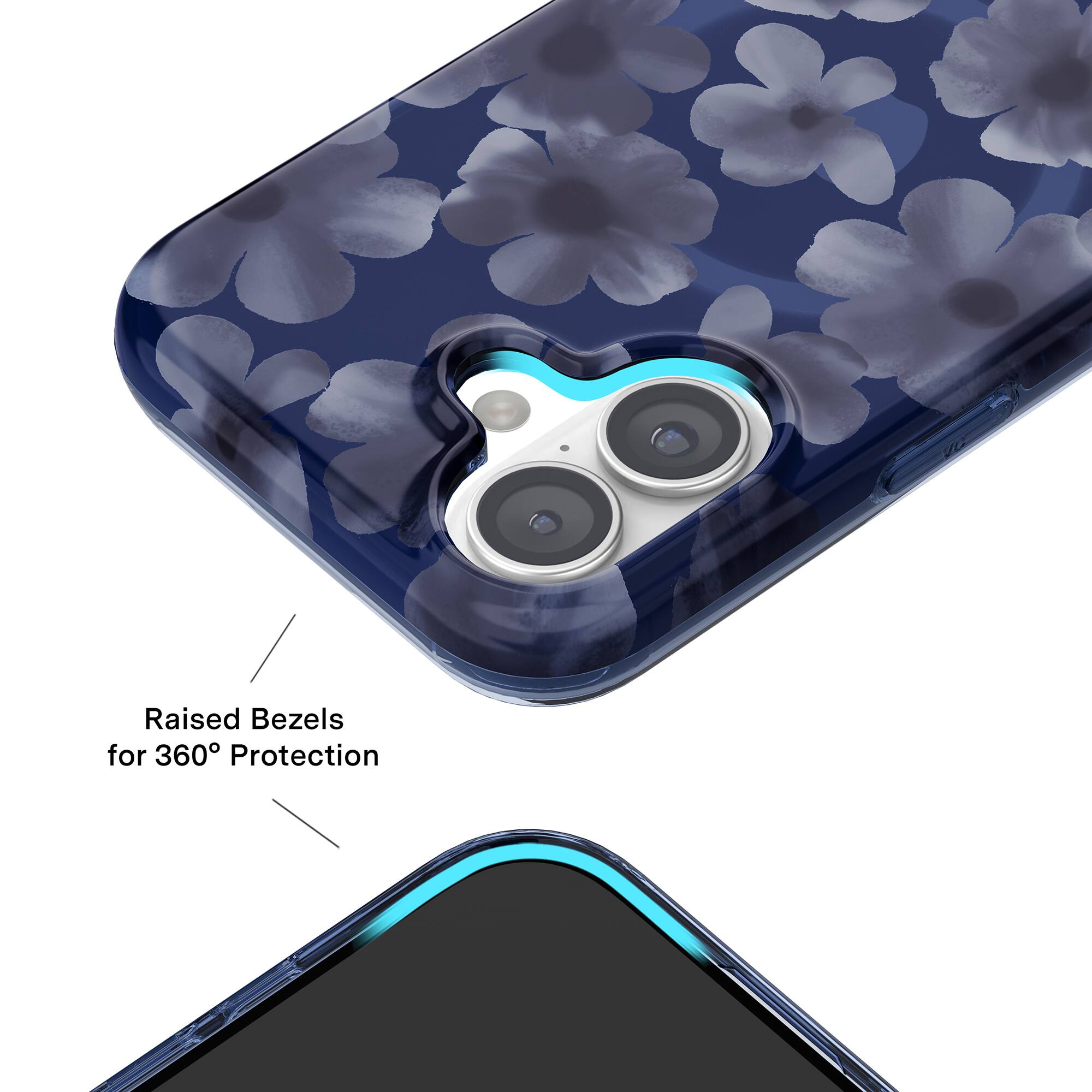 Raised Bezels for 360° Protection