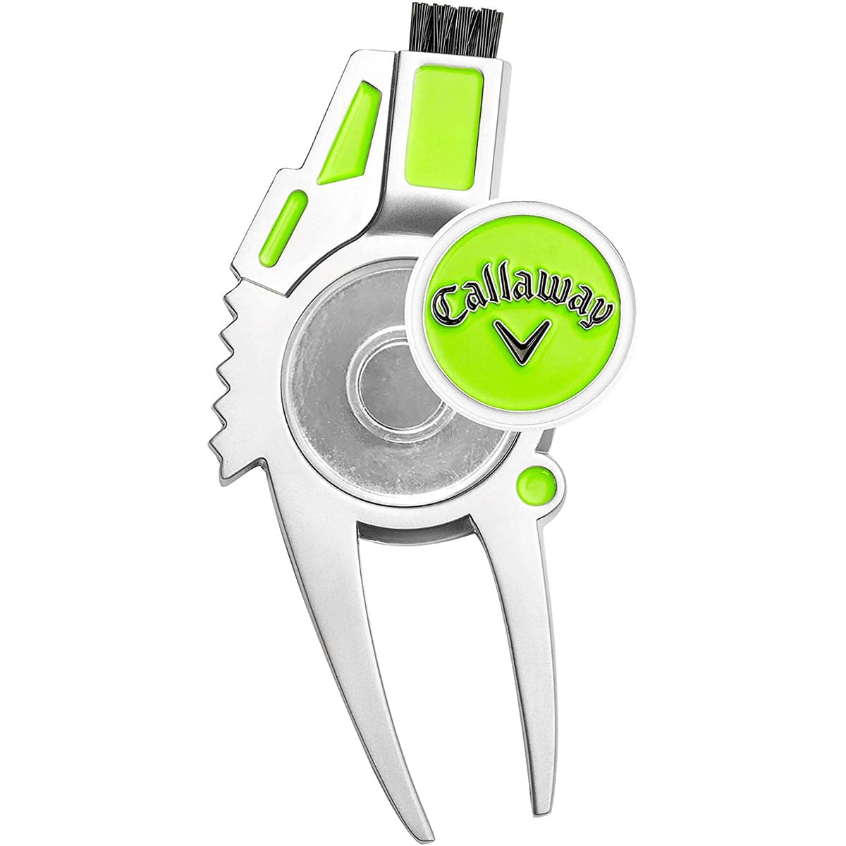 Callaway - Golf 4-in-1 Divot Repair Tool - Lime - Green