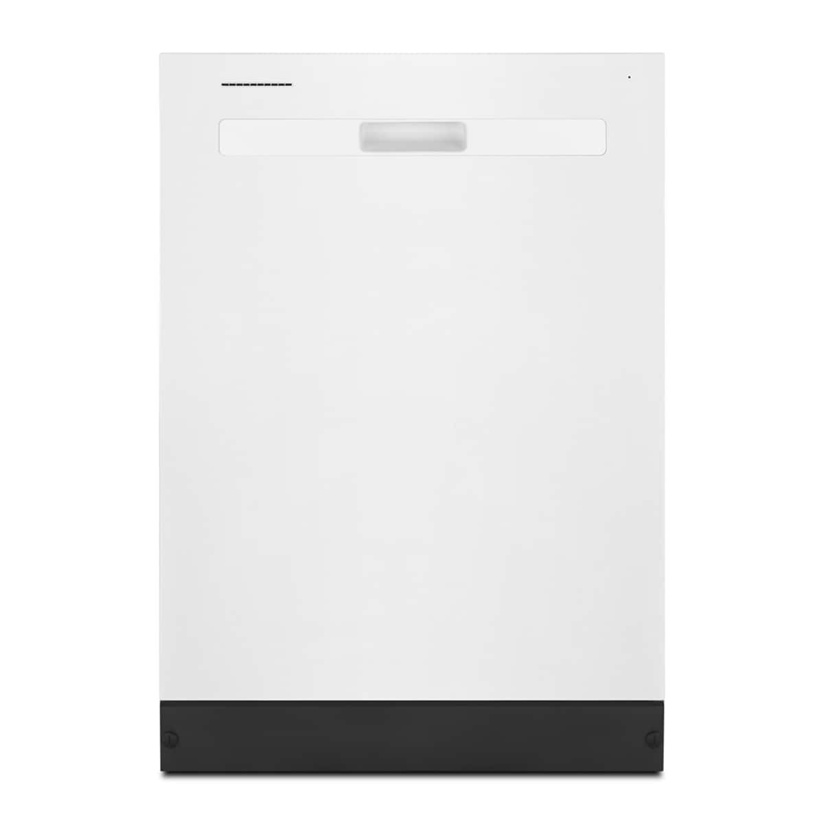 Front. Whirlpool - Whirlpool - Quiet Dishwasher with Boost Cycle and Pocket Handle - White - White.