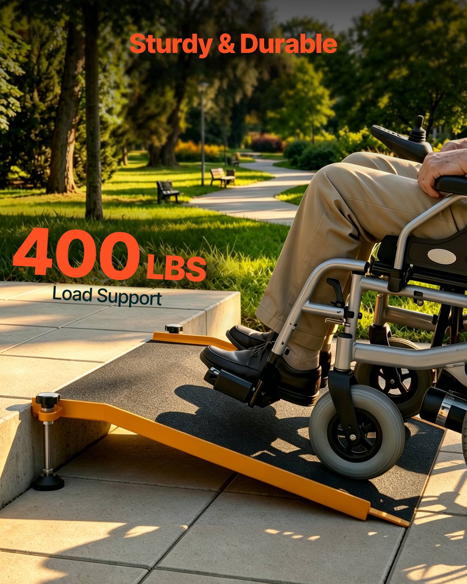 Sturdy & Durable  
400 LBS Load Support