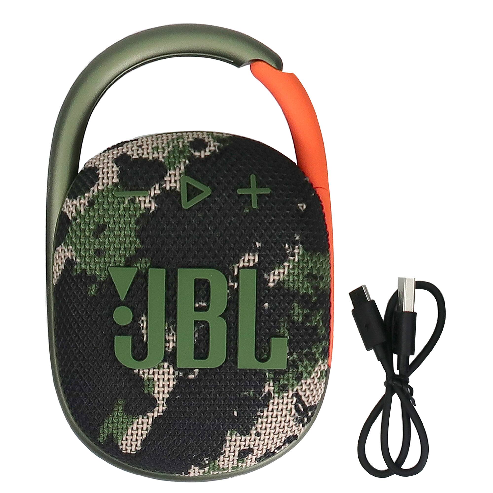 Alt View 1. JBL - JBL Clip 4 Portable Bluetooth Waterproof Speaker (Squad) with Waterproof Pouch - Squad.