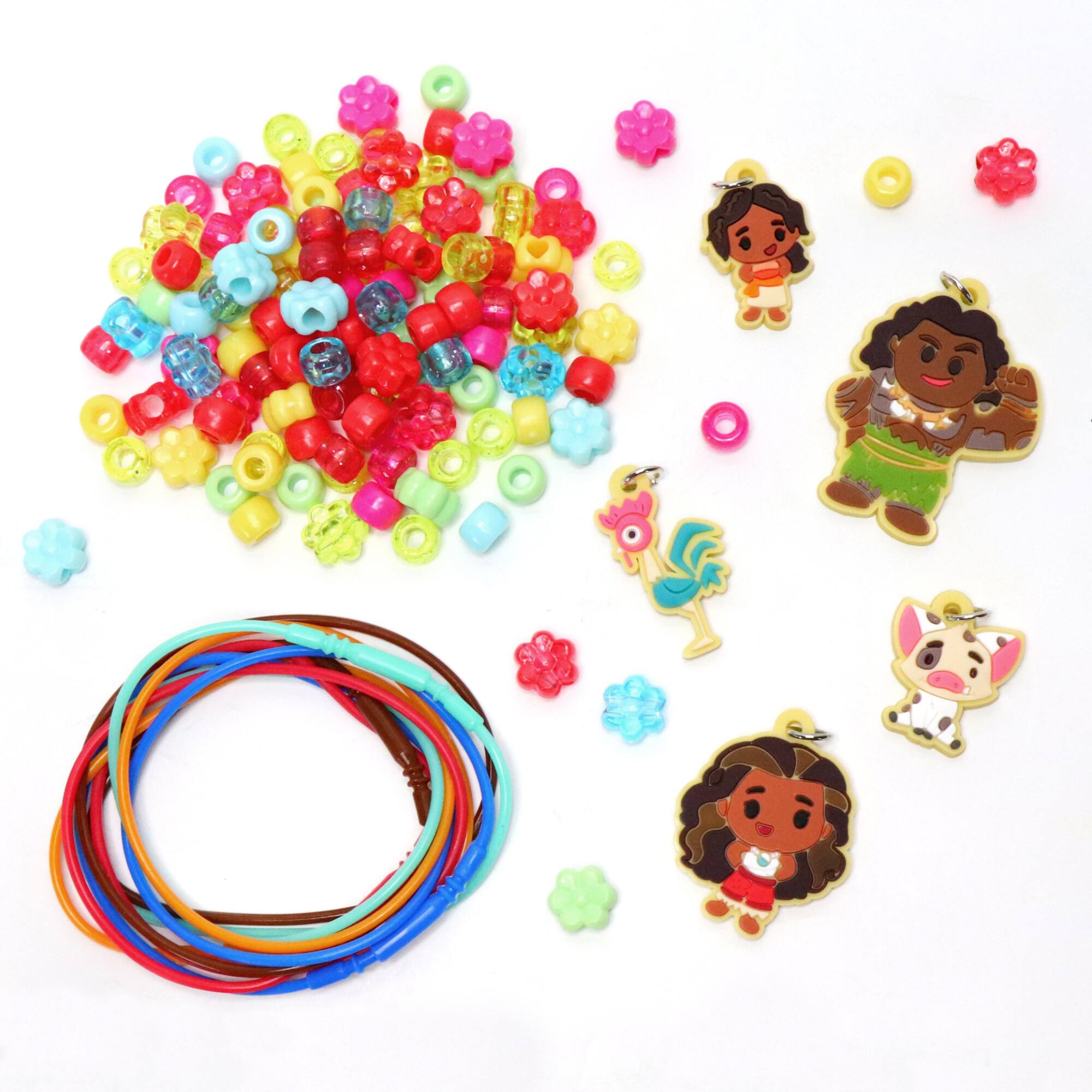 Left. Tara Toys - Tara Toys - Moana 2 Necklace Activity Set - Disney DIY Jewelry Kit, Ages 3+.