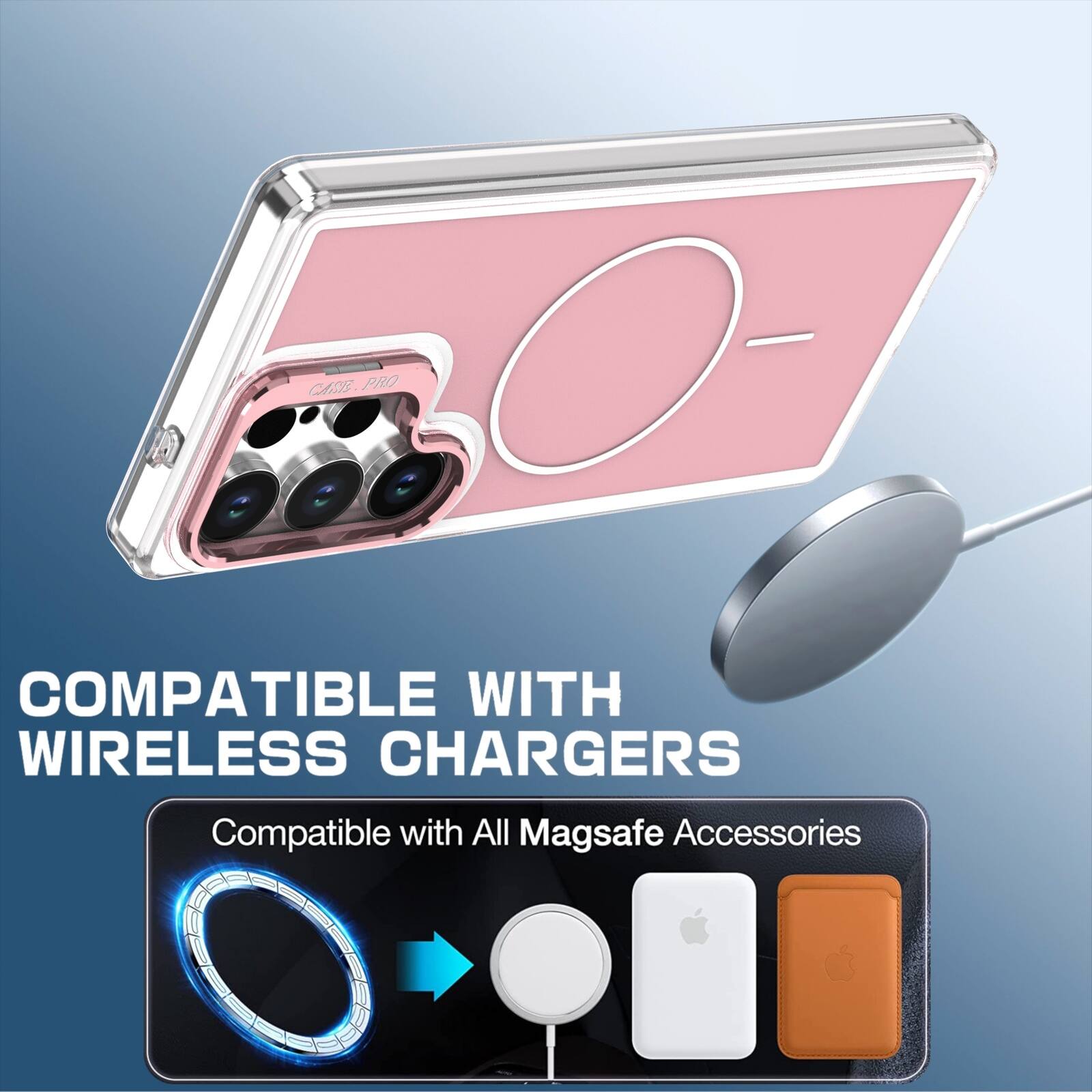 COMPATIBLE WITH WIRELESS CHARGERS  
Compatible with All Magsafe Accessories