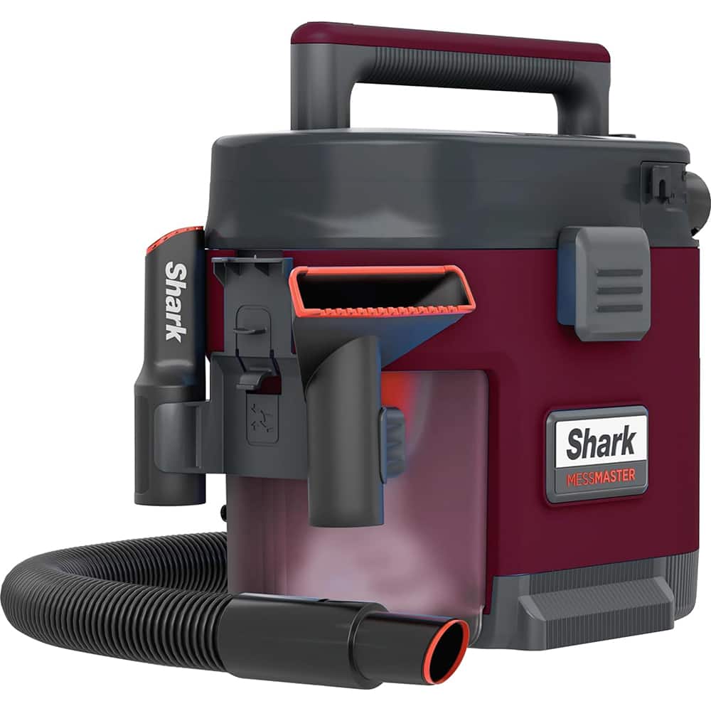 Shark - Refurbished Excellent - MessMaster 1 Gallon Portable Wet/Dry Vacuum VS101QRD - Burgundy