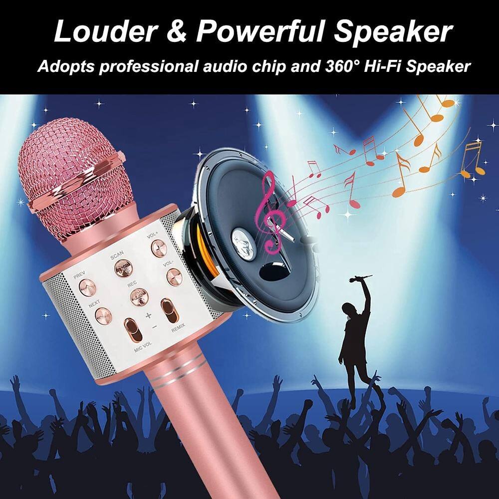 Louder & Powerful Speaker  
Adopts professional audio chip and 360° Hi-Fi Speaker