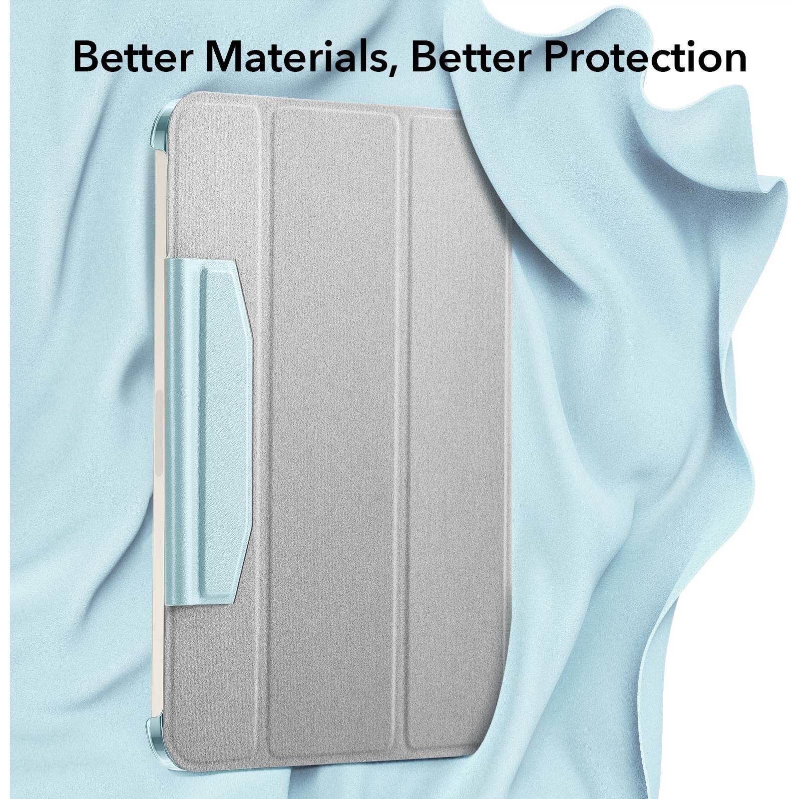 Alt View 13. SaharaCase - ESR Folio Case for Apple iPad mini (A17 Pro) and Apple iPad mini (6th Generation 2021) - Aqua.