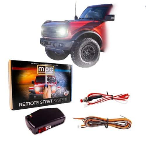 MPC - Remote Start Kit For Ford Bronco 2021-2022 | Lock 3X to Start | USA Tech Support - Black