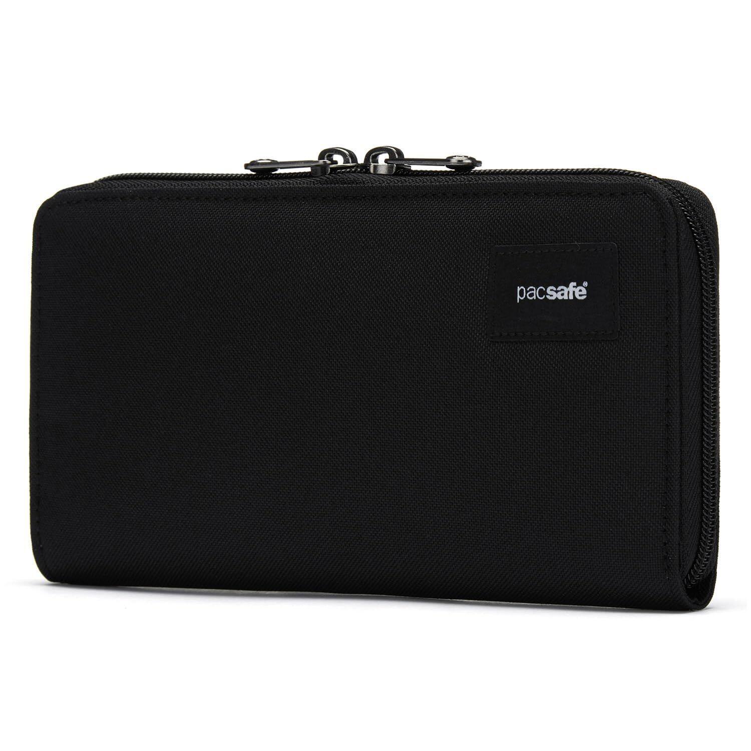 Left. Pacsafe - RFIDsafe Continental Wallet - Jet Black.
