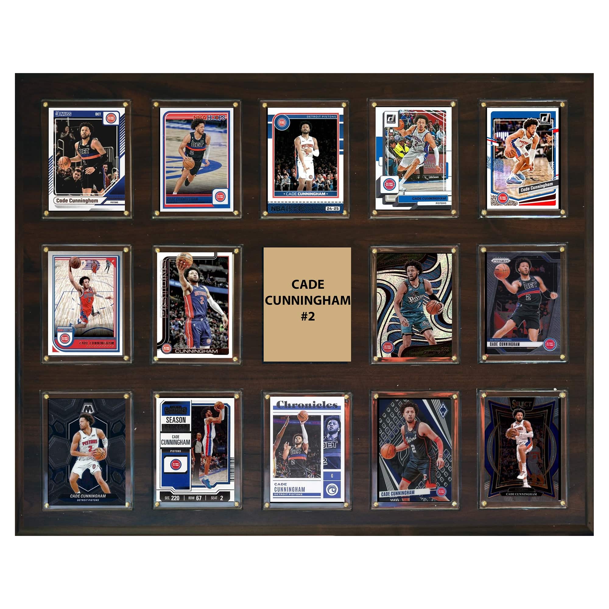"C&I Collectibles - Cade Cunningham Detroit Pistons 16"" x 20"" Trading Card Plaque - Multicolor" price history on PriceWatchPro