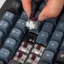 Left. Keychron - V1 75% Custom Wired RGB Mechanical Keyboard with Programmable QMK/VIA Hot-Swappable Brown Switch - Translucent Black.