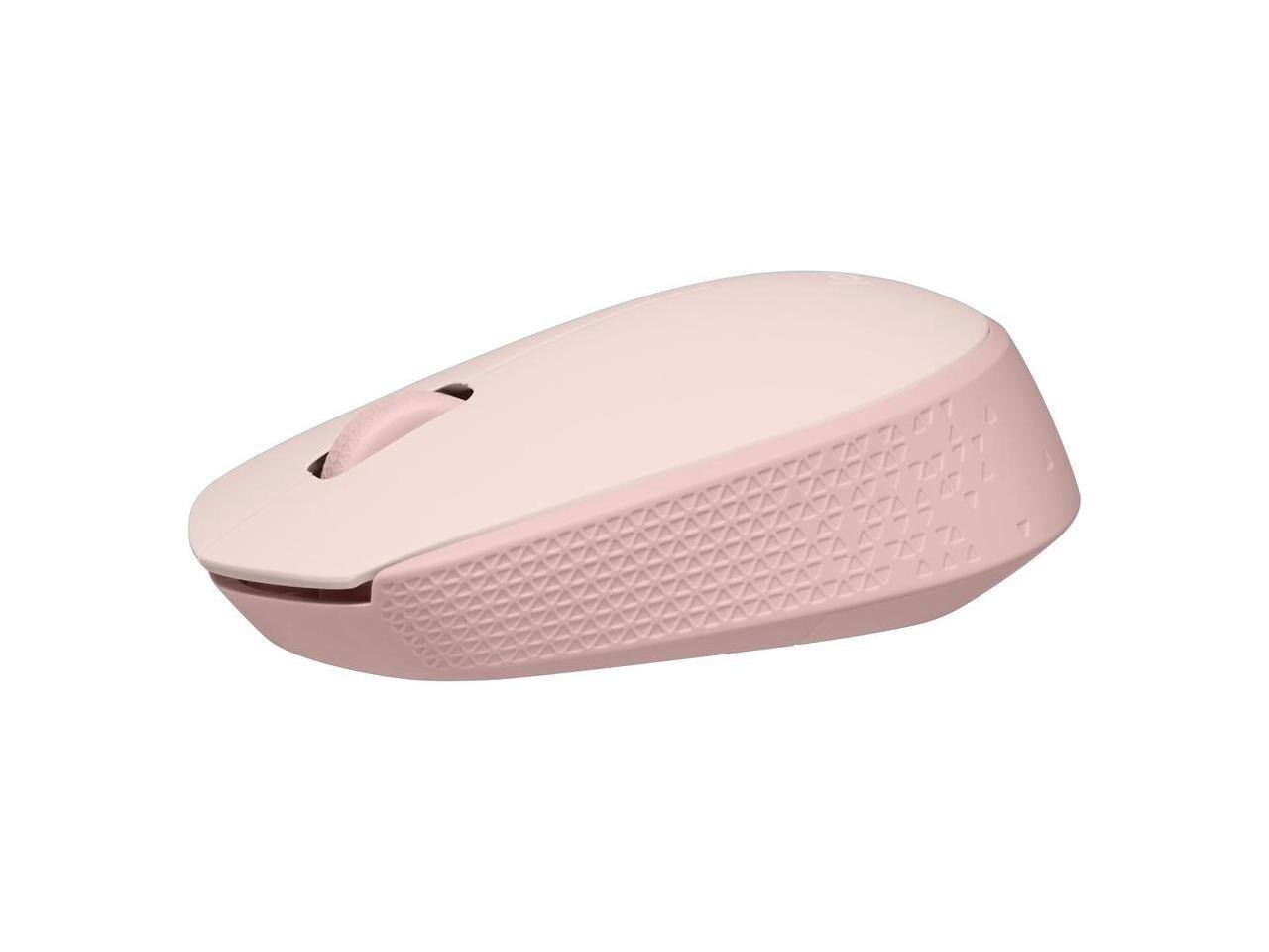 Alt View 9. Logitech - Logitech M170 Wireless Mouse - 2.4 GHz, Optical, 12-Month Battery, Ambidextrous - Rose - Rose.