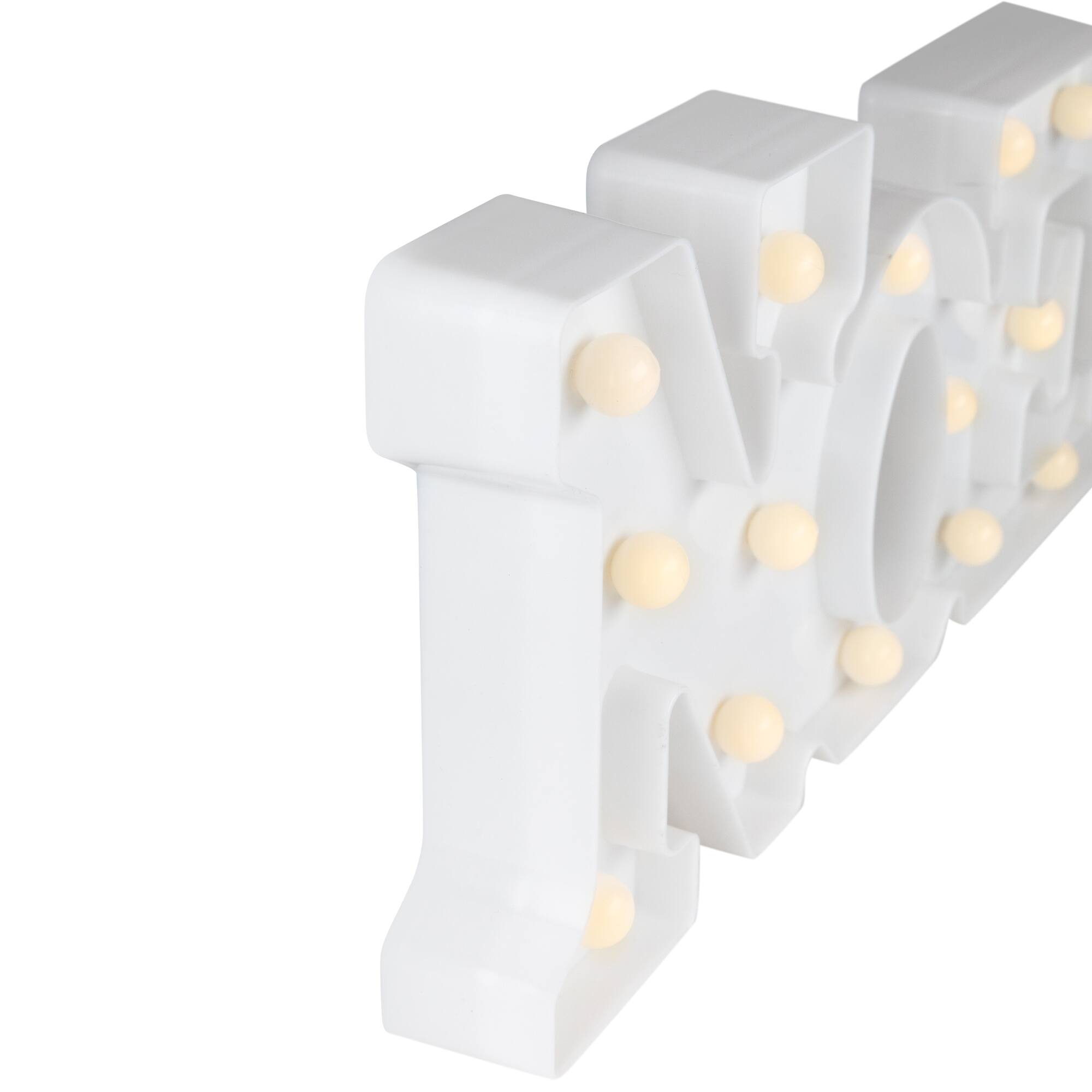 Alt View 6. Northlight - LED Lighted NOEL Christmas Marquee Wall Sign - 17" - White - White.