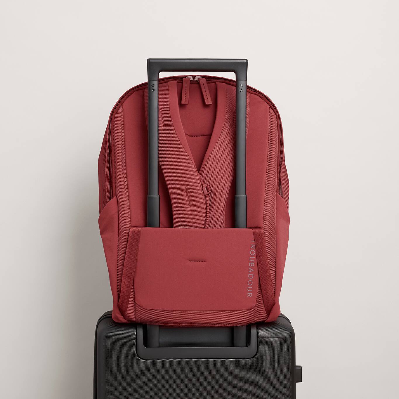 Alt View 4. Troubadour - Neo Laptop Backpack - Rust.