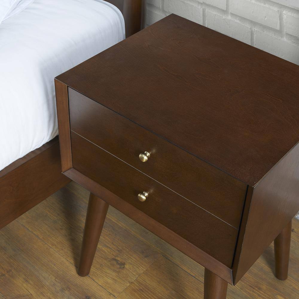 Alt View 7. Crosley Furniture - Landon Nightstand - Mahogany.