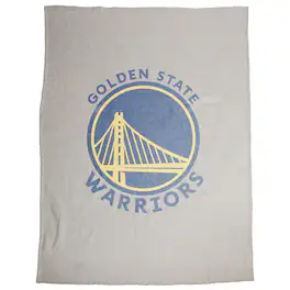 Logo Brands - Golden State Warriors 54" x 84" Sweatshirt Blanket - Multicolor