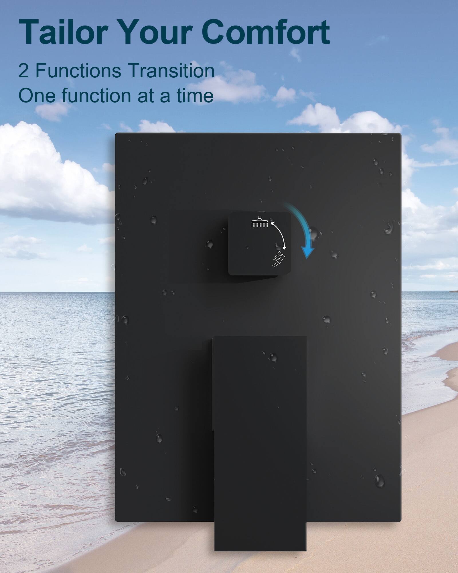 Tailor Your Comfort  
2 Functions Transition  
One function at a time